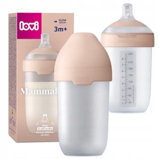 Fľaša na kŕmenie LOVI Mammafeel 250 ml s dynamickým cumlíkom
